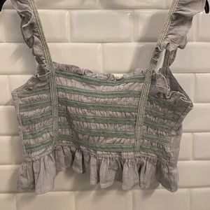 Skylar + Madison Blue Crop Top